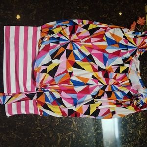 Abstract multicolored too